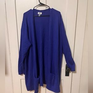 Old Navy Open Front Blue Cardigan